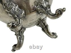 VINTAGE SILVER TEA & COFFEE SERVICE SET With TRAY