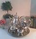 Vtg 1960's F. B. Rodgers Polished Silver Coffee & Tea Service Set7 Pc Set! Euc