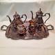 Vtg 5-pc Int Silver Com. Webster Wilcox Joanne S. P. Tea/coffee Set (gorham Tray)