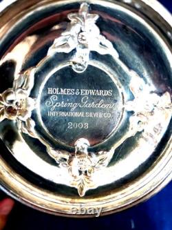 VTG Holmes & Edwards Tea Coffee Set Silver Plated International Silver Co Heavy