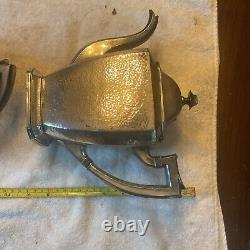 VTG SHEFFIELD 5 Pc SILVER PLATE HAND HAMMERED Coffee Tea Service Set