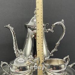 VTG Sheridan Taunton 6 Pc Teapot Tea Service Set Silverplate Amazing Cond RARE