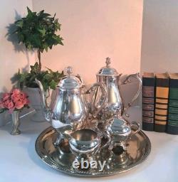 VTG Silverplated F. B. Rodgers Polished Coffee & Tea Service Set1960's6 Pc Set