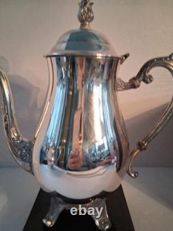 VTG Silverplated F. B. Rodgers Polished Coffee & Tea Service Set1960's6 Pc Set