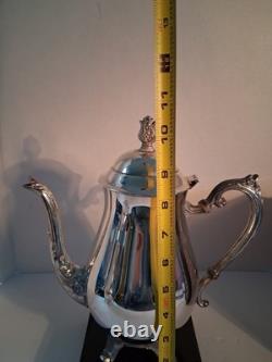 VTG Silverplated F. B. Rodgers Polished Coffee & Tea Service Set1960's6 Pc Set