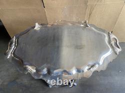 VTG Wallace #1200 Silver Plate 6 Piece Coffee/Tea Set withFooted Tray