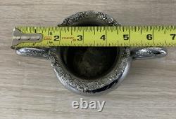 Van Bergh Quadruple Plate 4 Piece Tea Set (Tea Pot, Cream, Sugar&Waste) Pre 1924