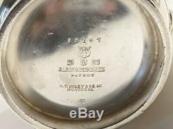 Very Rare Canadian Pacific Railroad Cpr Elkington & Co Silver Plate Tea Set