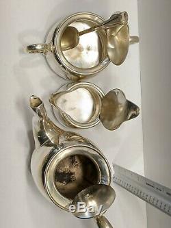 Very Rare Canadian Pacific Railroad Cpr Elkington & Co Silver Plate Tea Set