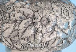 Victorian Antique Barbour Silver Plate Co Repousse Aesthetic Teapot Coffee Pot