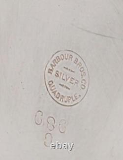 Victorian Antique Barbour Silver Plate Co Repousse Aesthetic Teapot Coffee Pot