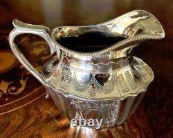 Victorian Antique Silver Plate Tea Set Very Ornate