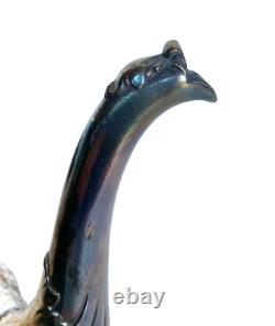 Victorian Britannia Metal Co. Quad Plate Silver Tea Set, Hand Hammered & Chased