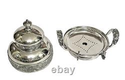 Victorian Era Pairpoint Quadruple Silverplate 6 Piece Repousse Breakfast Tea Set
