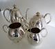 Victorian Four Piece Silver Plated Tea Set, Elkington & Co, Circa 1899