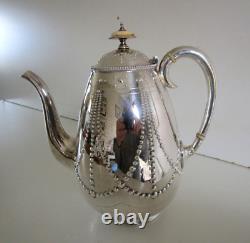 Victorian Four Piece Silver Plated Tea Set, Elkington & Co, Circa 1899