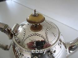 Victorian Four Piece Silver Plated Tea Set, Elkington & Co, Circa 1899