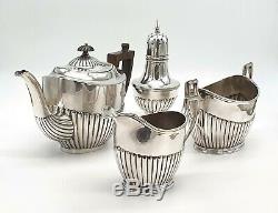 Victorian Harrison Fisher, & Co, Sheffield silver plated tea set. Lovely set