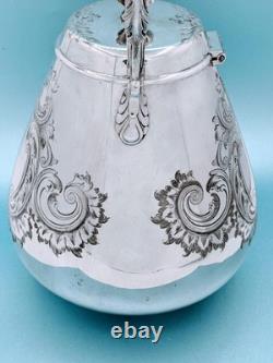 Victorian Mappin Bros. London Bridge England Tilting Tea Pot Burner Warming Stan