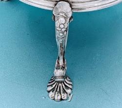 Victorian Mappin Bros. London Bridge England Tilting Tea Pot Burner Warming Stan