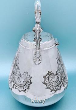 Victorian Mappin Bros. London Bridge England Tilting Tea Pot Burner Warming Stan