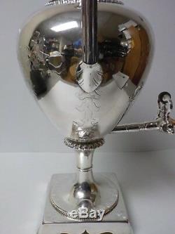 Victorian Period Silver Plate Tea Kettle / Samovar, c. 1900