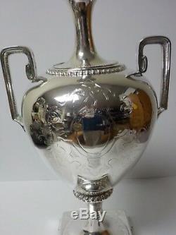 Victorian Period Silver Plate Tea Kettle / Samovar, c. 1900