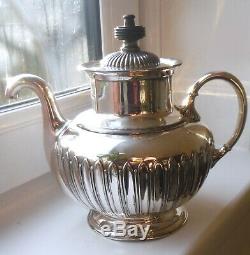 Victorian Sheffield Silver Plated Self Pour Tea Pot-james Dixon