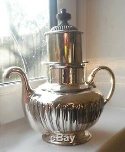 Victorian Sheffield Silver Plated Self Pour Tea Pot-james Dixon