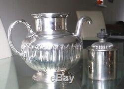 Victorian Sheffield Silver Plated Self Pour Tea Pot-james Dixon