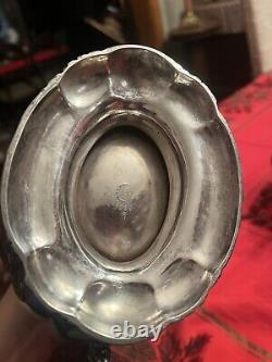 Victorian Silver Plate Silverplate Tea Set Wilcox Webb Initial W Holliday Table