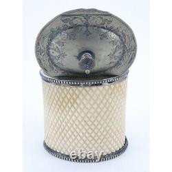 Victorian Silver Plate Tea Caddy