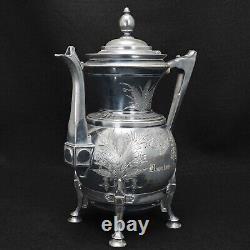 Victorian Silver Plate Teapot by Rogers & Bro. Circa 1870