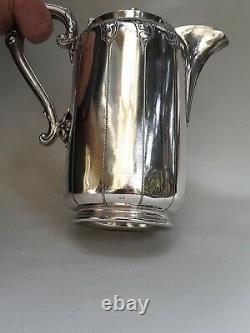 Victorian Silver Plated Antique Coffee Tea Pot Manor Plate Sheffield c1890 VGC