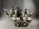 Viners Of Sheffield England Silver Plate Tea & Coffee Pot Set Excellent 4097