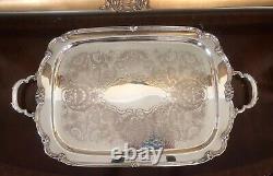 Vintage 1847 Rogers Bros Remembrance 6 Piece Tea Coffee Service + Serving Tray