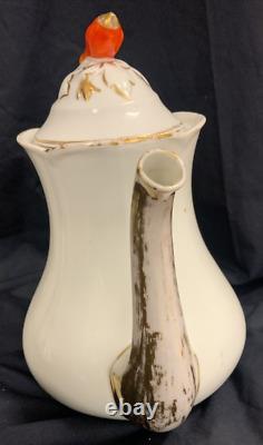 Vintage 1860 J. V. & Co Ceramic Tea Pot Water Pitcher Sugar Creamer Bread Plate