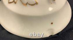 Vintage 1860 J. V. & Co Ceramic Tea Pot Water Pitcher Sugar Creamer Bread Plate