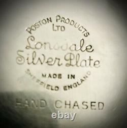 Vintage 5 Piece Silver Tea & Coffee Serving SetAE Poston & Co. Made In England