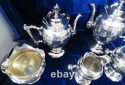 Vintage 5 piece Simpson Hall Miller & Co Silverplate Coffee/Tea Service