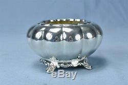 Vintage 6 PC ONEIDA COMMUNITY SILVER SHEFFIELD MELON SHAPE COFFEE TEA SERVICE