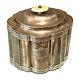 Vintage Antique Monogrammed Silver Edg'd Plate Tea Caddy Flatware Box Container