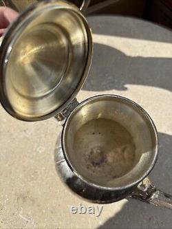 Vintage Antique Silver Plate Tea Coffee Set by International Silver Company