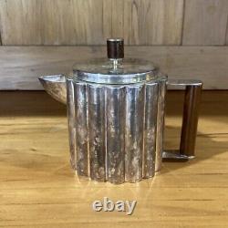 Vintage Art Deco MMA Silverplate Tea Set Ilonka Karasz Italy 1988 Reproduction