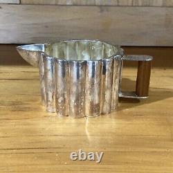 Vintage Art Deco MMA Silverplate Tea Set Ilonka Karasz Italy 1988 Reproduction