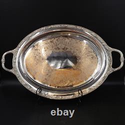 Vintage Art S Co SPC 7500 Silver Plate Tea Coffee Service 4 Piece Set with Tray