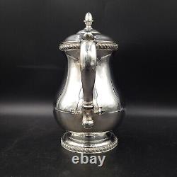 Vintage Art S Co SPC 7500 Silver Plate Tea Coffee Service 4 Piece Set with Tray