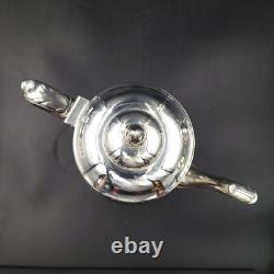Vintage Art S Co SPC 7500 Silver Plate Tea Coffee Service 4 Piece Set with Tray