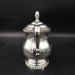 Vintage Art S Co SPC 7500 Silver Plate Tea Coffee Service 4 Piece Set with Tray