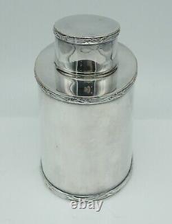 Vintage BARKER ELLIS English Silver Plate on Copper Tea Caddy Jar NO MONO